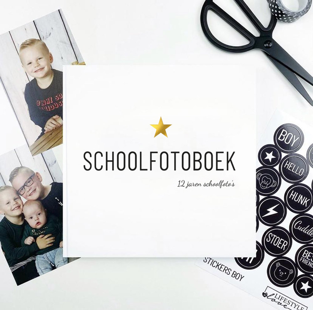 Lifestyle2Love Schoolfotoboek - 12 jaren schoolfoto’s