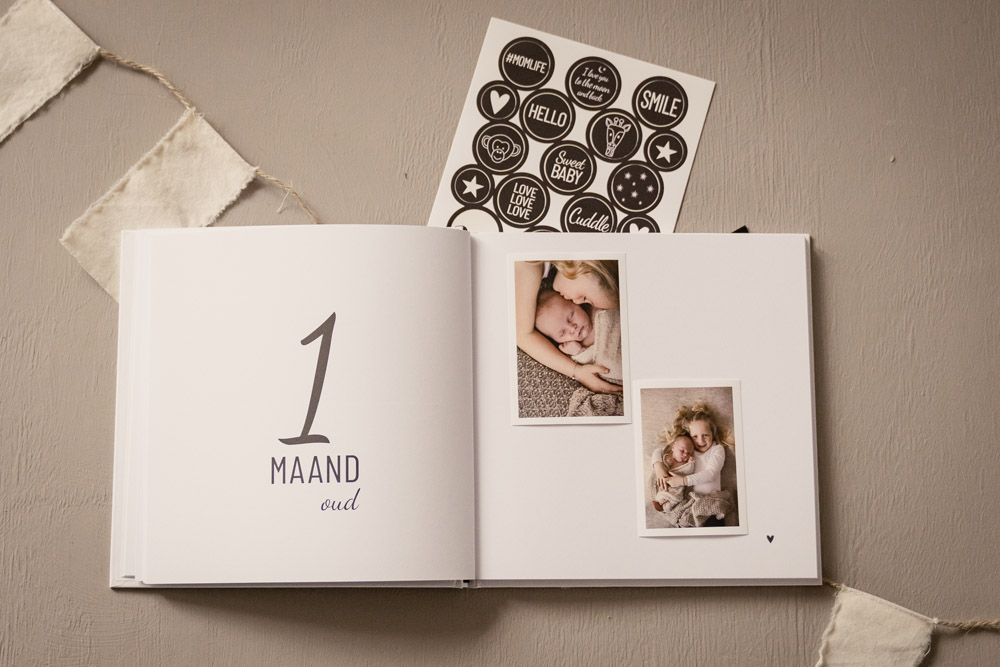 Lifestyle2Love Babyboek - Mijn eerste jaar - Hart