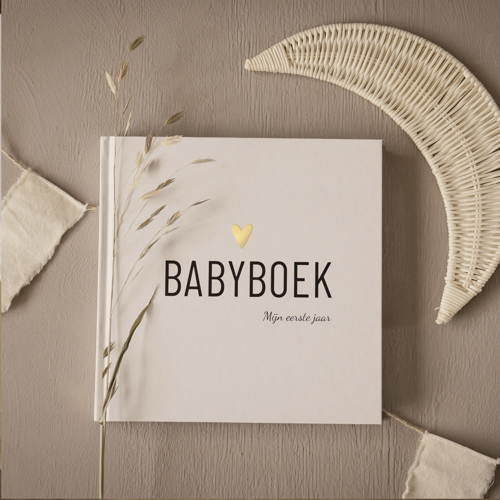 Lifestyle2Love Babyboek - Mijn eerste jaar - Hart