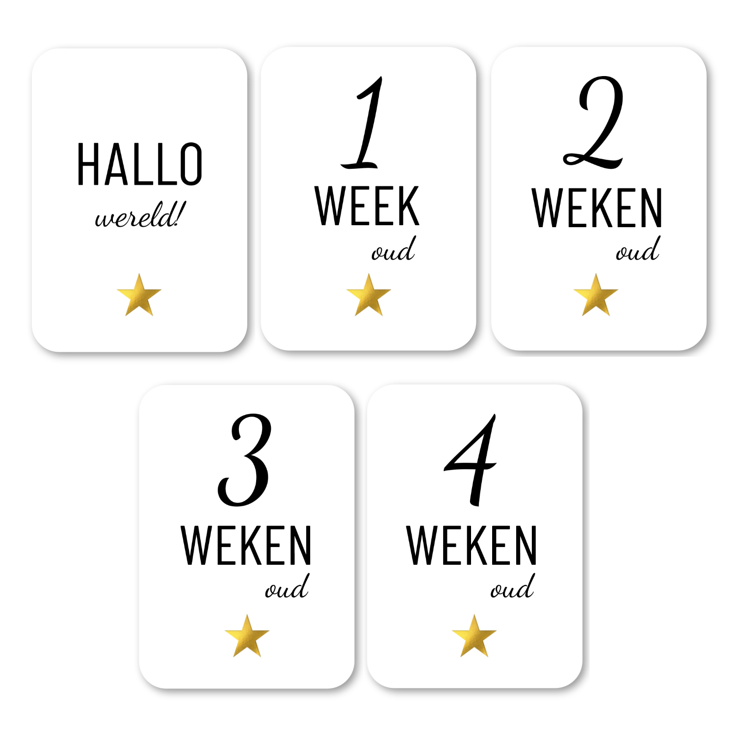 Lifestyle2Love Mijlpaalkaarten - Baby