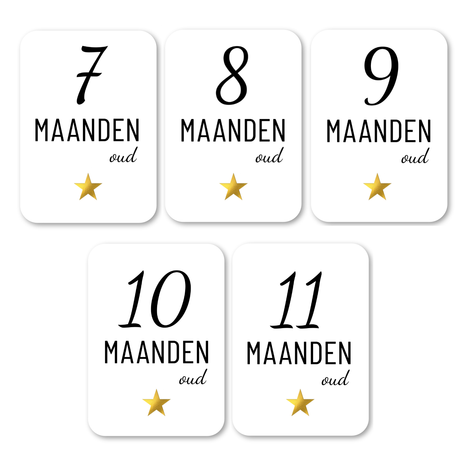 Lifestyle2Love Mijlpaalkaarten - Baby