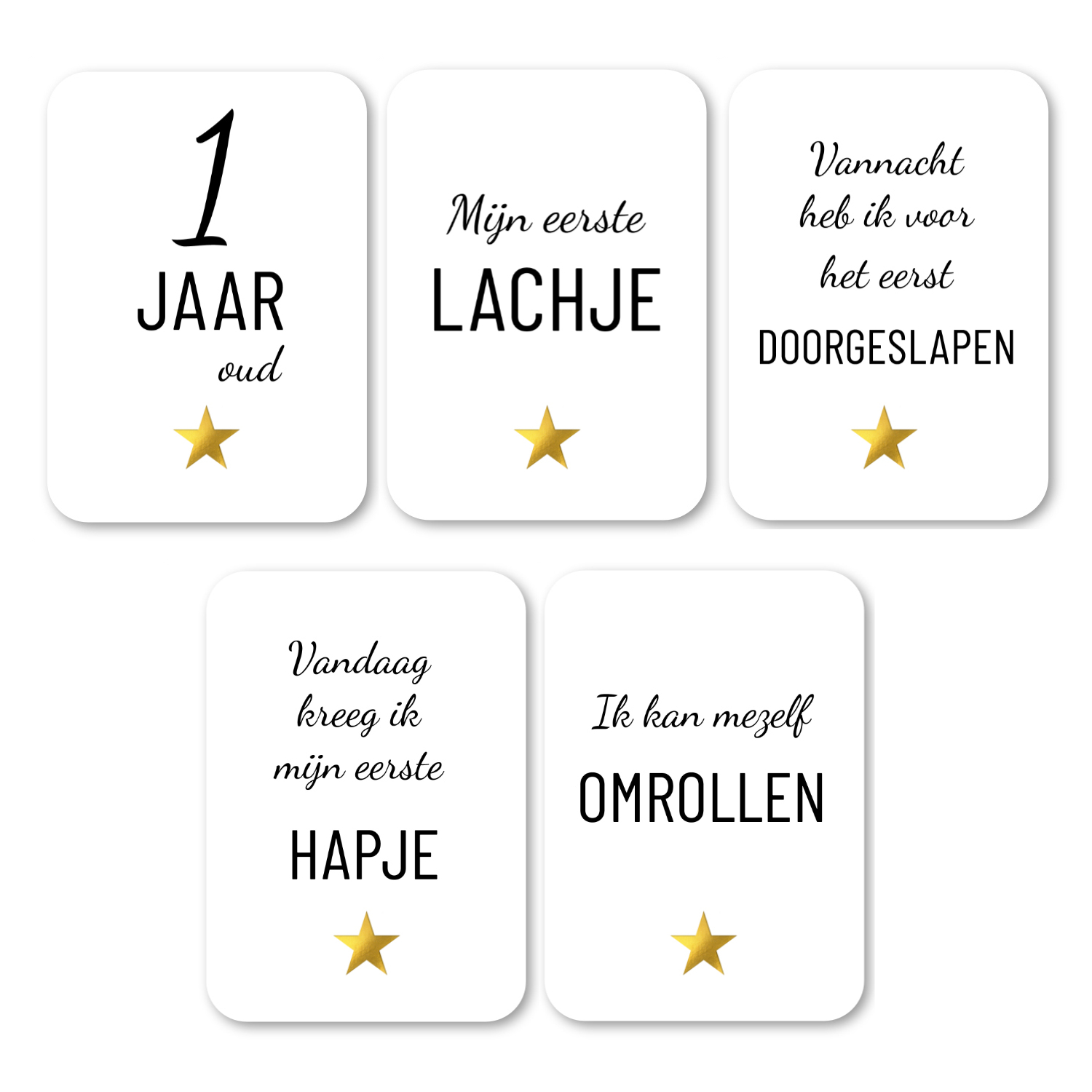 Lifestyle2Love Mijlpaalkaarten - Baby