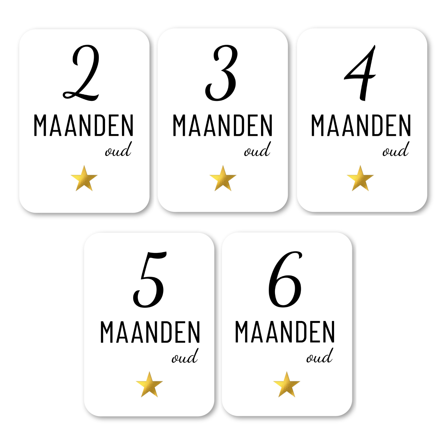 Lifestyle2Love Mijlpaalkaarten - Baby